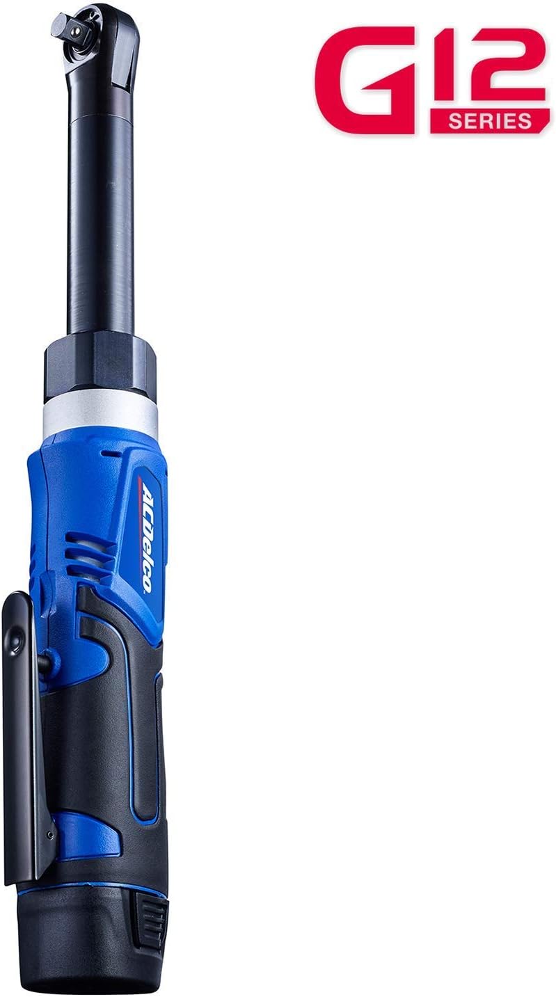 ACDelco Tools ACDelco ARW1218-3P G12 Series 12V Li-ion Cordless 3/8” 40 ft-lbs. Extended Ratchet Wrench Tool Kit - Image 4